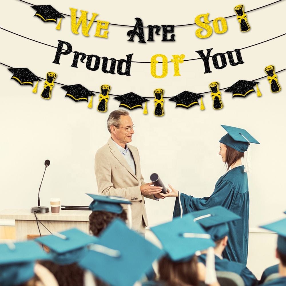 Bannière Suspendue Pour Remise De Diplôme, Décorations, Fournitures De Fête, Cadeau Pour Fête De Remise De Diplôme