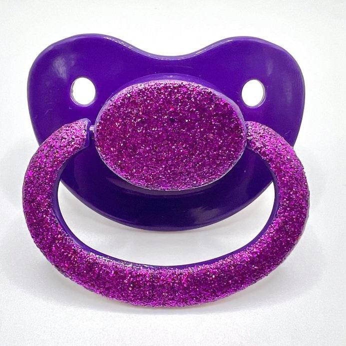 Sucette Adulte Violet Foncé, Sucette Abdl, Abdl, Bébé Adulte, Petit, Littlespace, Sucette Déco, Ageplay, Régression D'âge