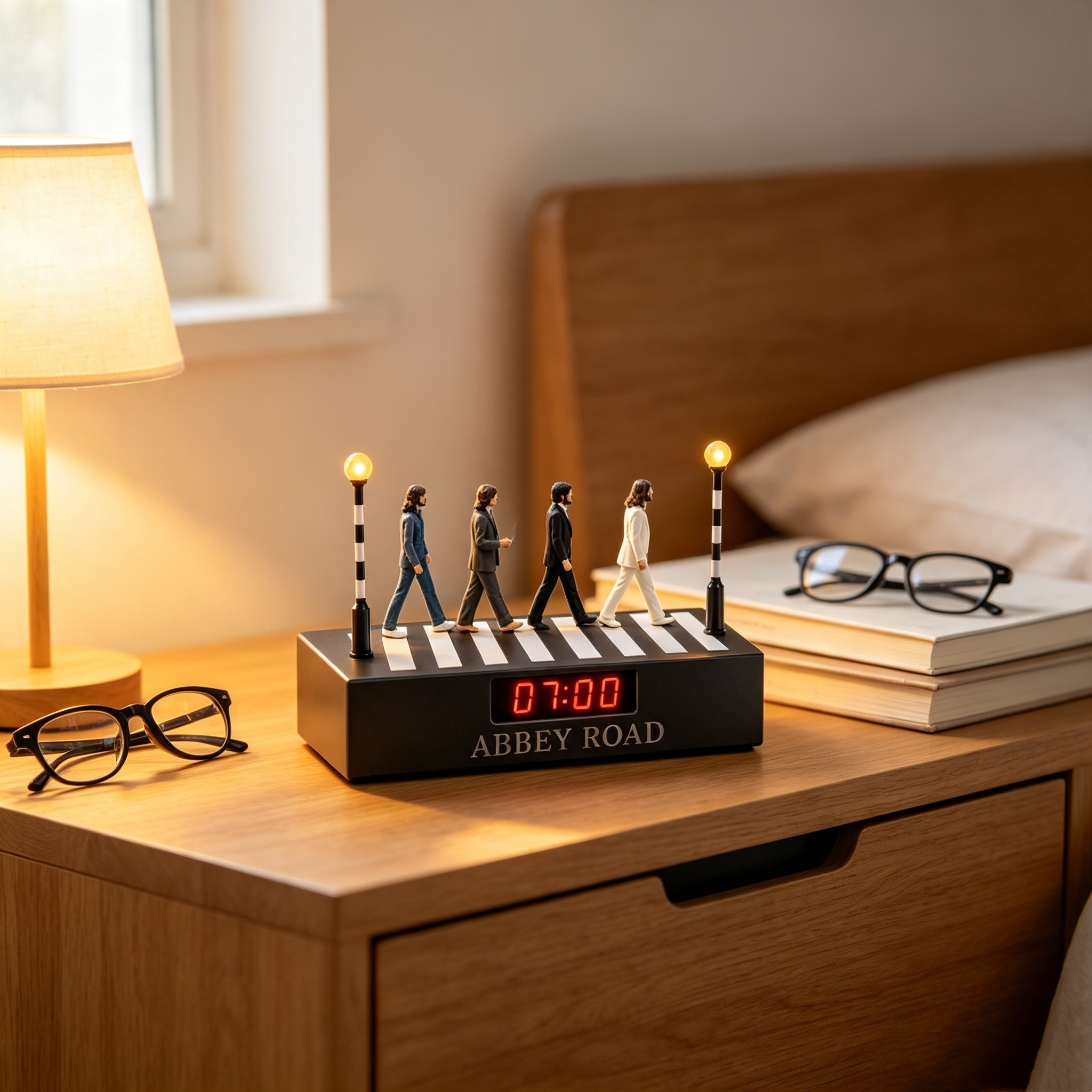 Wecker Mit Rockmusik-Thema, Einzigartiges Vintage-Geschenk Für Rock-Fans