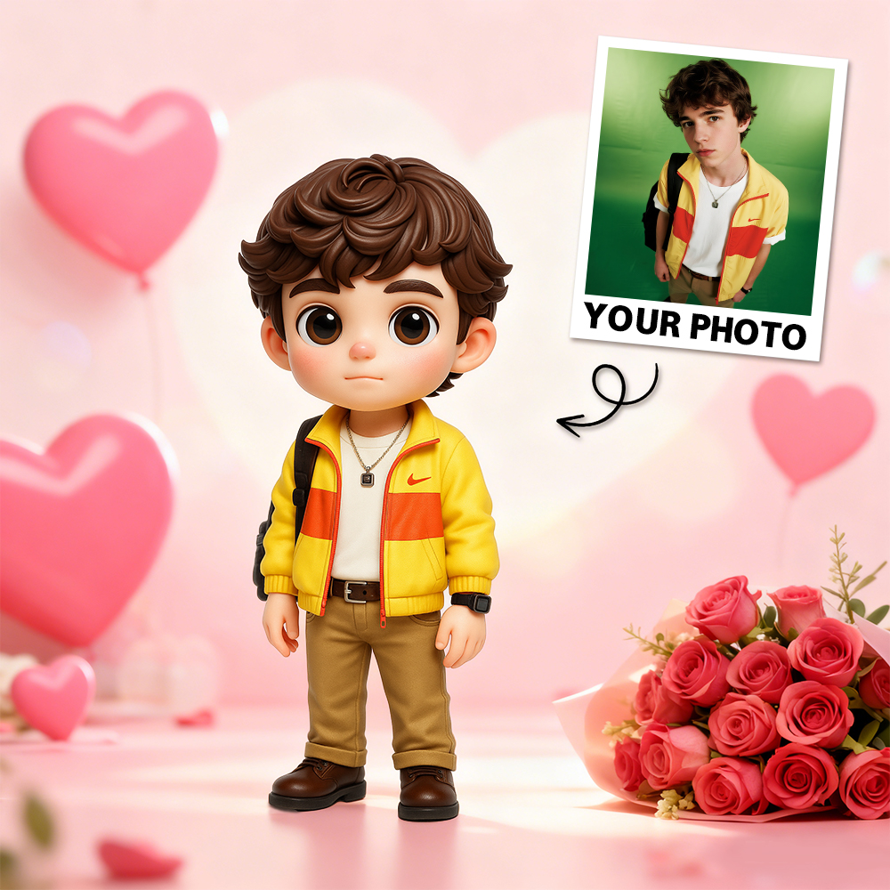 Individuelle Actionfigur – Personalisierte Charakterfigur von Ai Photo – 3D-gedruckte personalisierte Geschenke für Männer