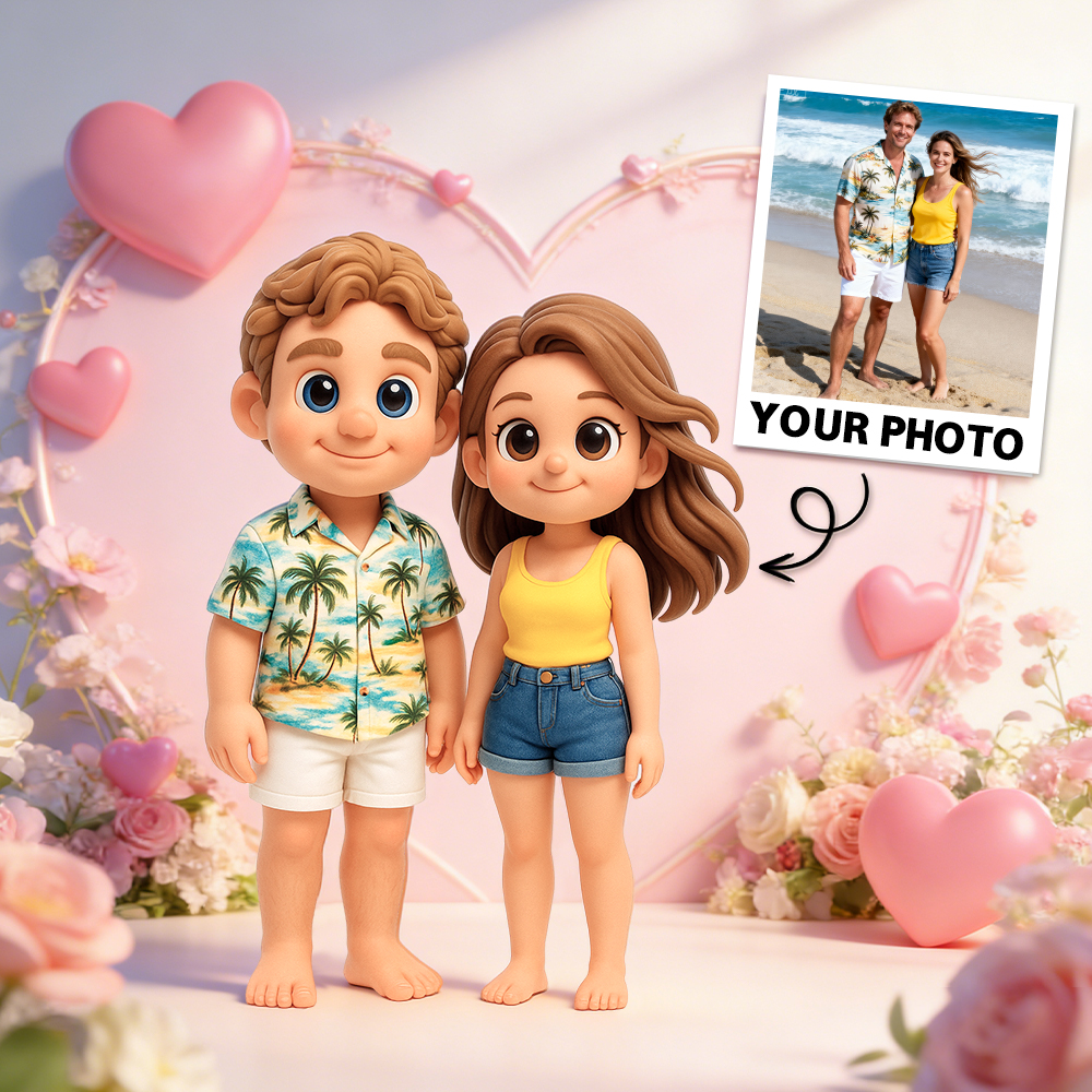 Individuelle Actionfigur Zum Muttertag – Personalisierte Charakterfigur Von Ai Photo – 3d-gedruckt – Perfekte Geschenke Für Mama