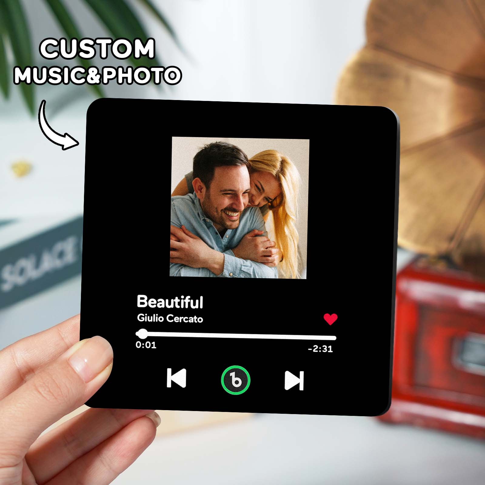 Musik magnet Customized Spotify Album Kühlschrankmagnet kann Lieder spielen