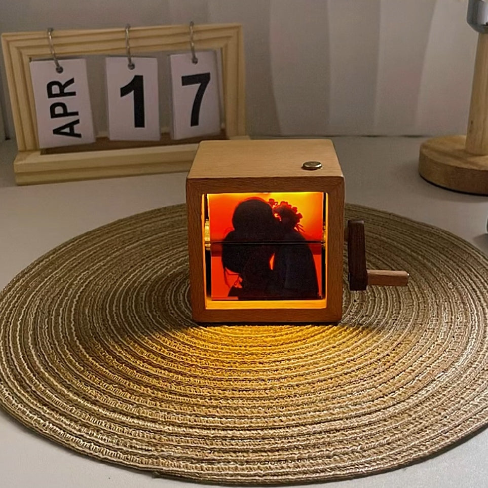 Anpassbares beleuchtetes Fotoalbum für wertvolle Erinnerungen Besondere kreative Geschenke für sie