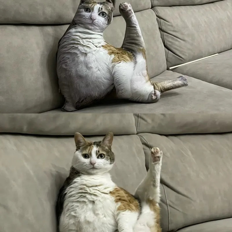 Personalisiertes Hässliches Haustierkissen, Individuelles Tierfoto, 3d-kissen, Haustierportrait, Wurfkissen