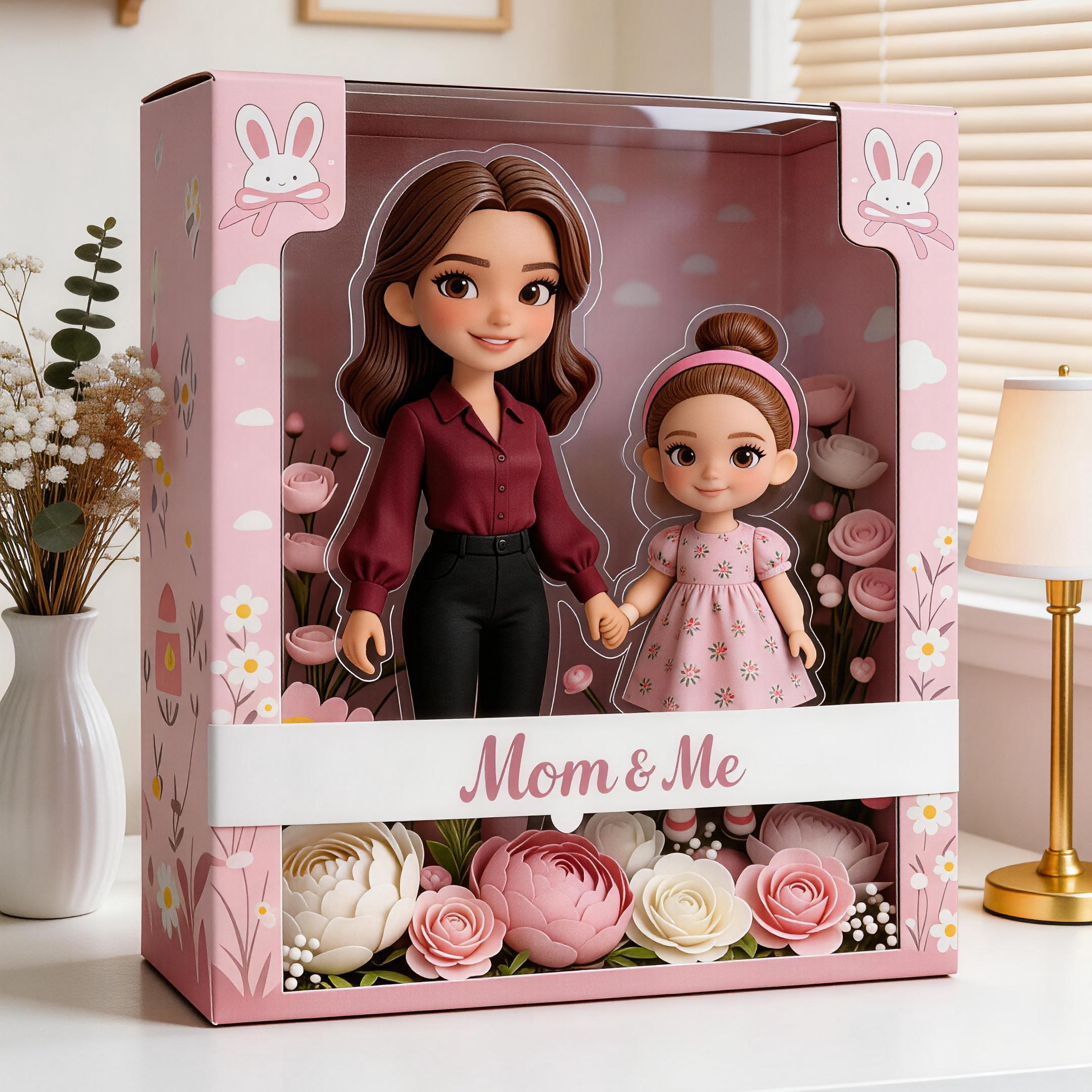 Personalisierte Muttertags-schilder Mit Ki-cartoon-motiv – Acryl-aufsteller „beste Mama Aller Zeiten" Nach Foto – Herzliches Geschenk Zur Mutterschaft & Dekoration Für Zuhause