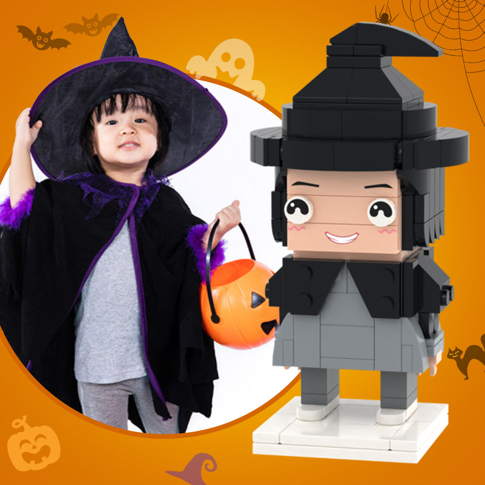 Halloween Geschenke Kleine Zauberer Ganzkörper-Steinfiguren Anpassbar1-Person Steinfiguren
