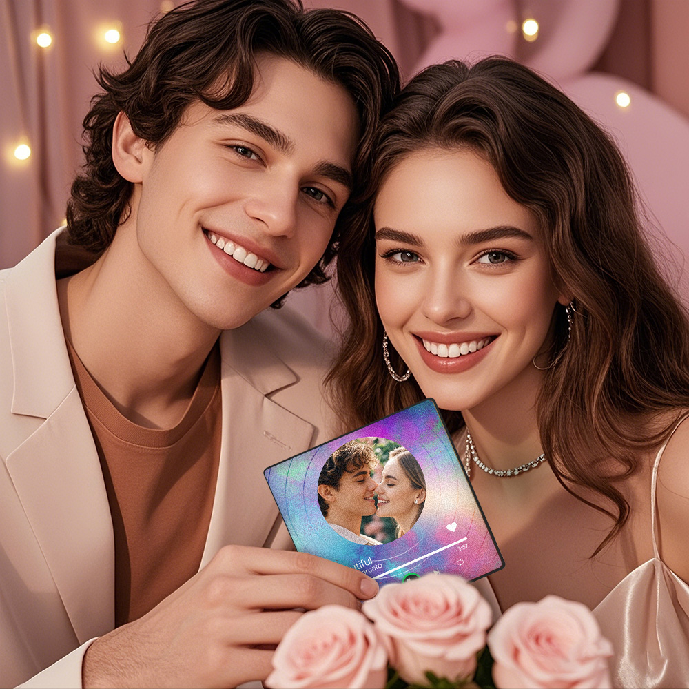 Individuell Gestaltbare Musik-kühlschrankmagnete Mit Vinyl-schallplatten, Buntem Rahmen Und Abspielfunktion – Das Perfekte Geschenk!