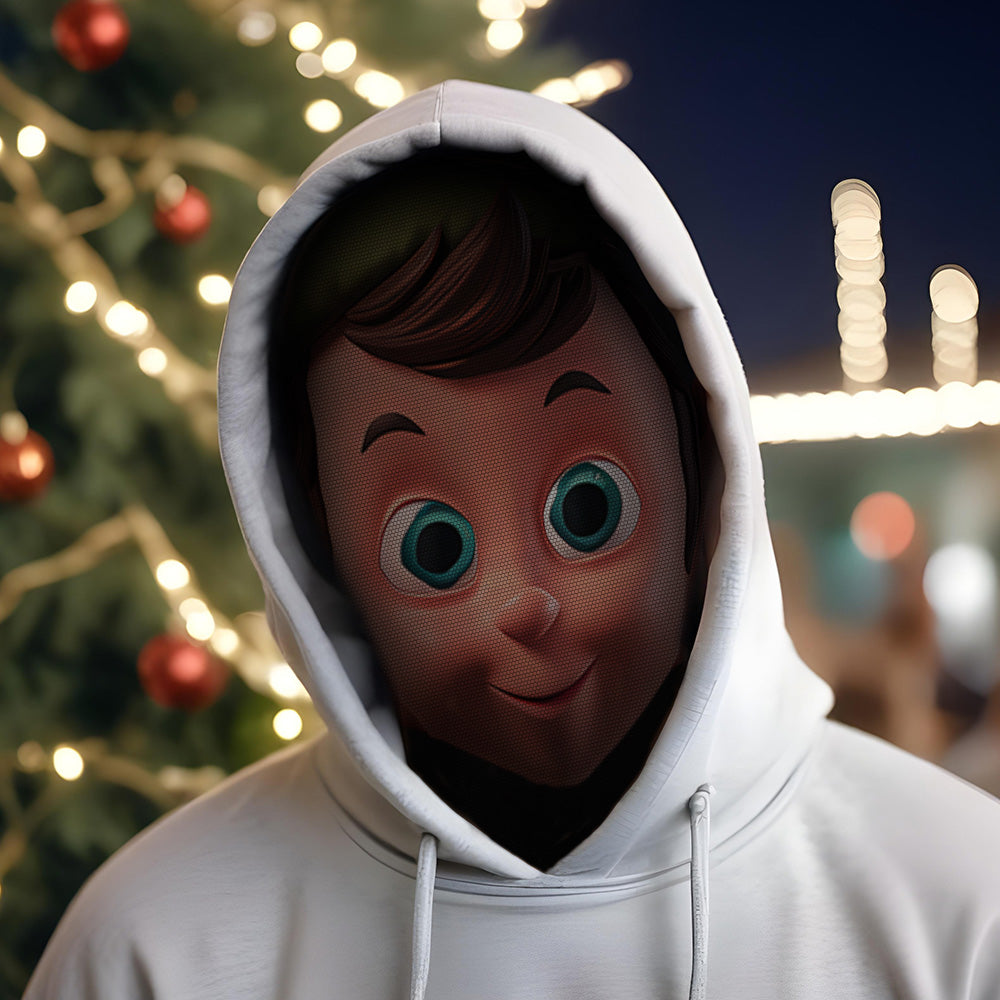 Einzigartige Weihnachtsgeschenk Idee benutzerdefinierte Gesicht Parodie 3D Maske für Party Vibes