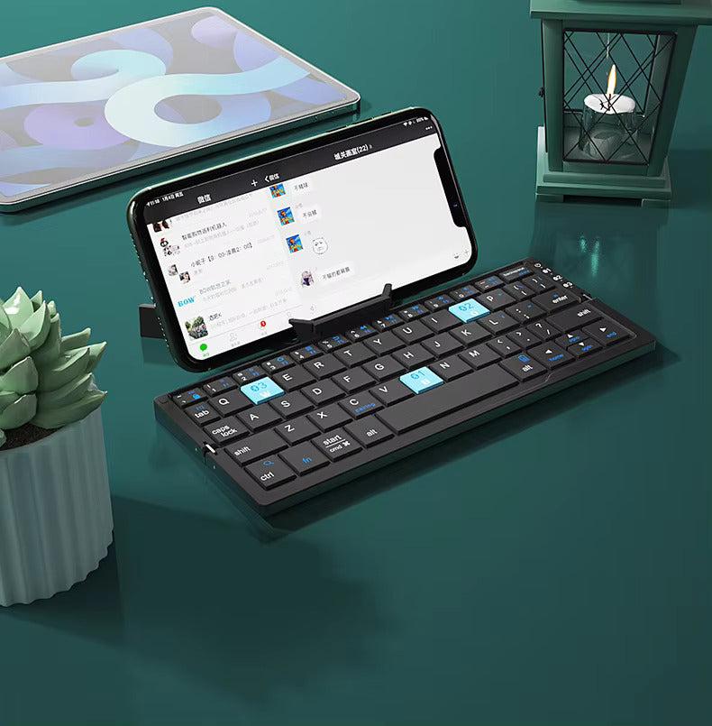 Mini-falt-bluetooth-tastatur – Tragbares Technik-geschenk Für Unterwegs