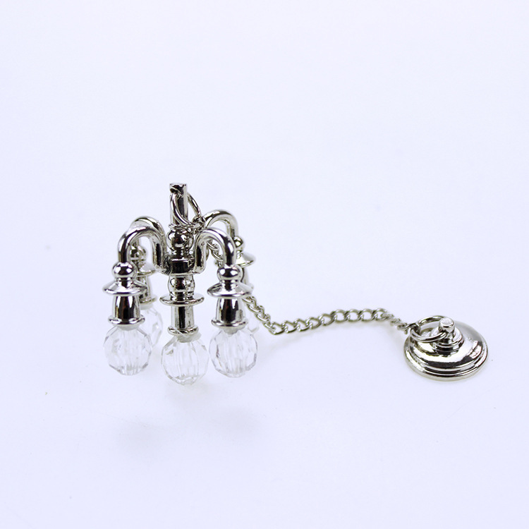 (3 Cm) Silberner Kronleuchter