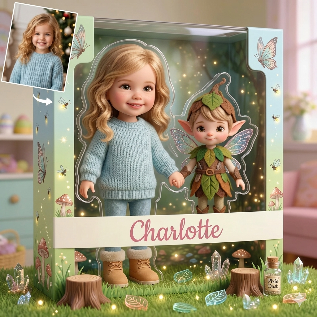 Personalisierte Ki-panda-foto-acrylplakette – Individuell Gestalteter Ständer Mit Niedlicher Panda-illustration – Einzigartiges Erinnerungsstück Zum Kindergeburtstag