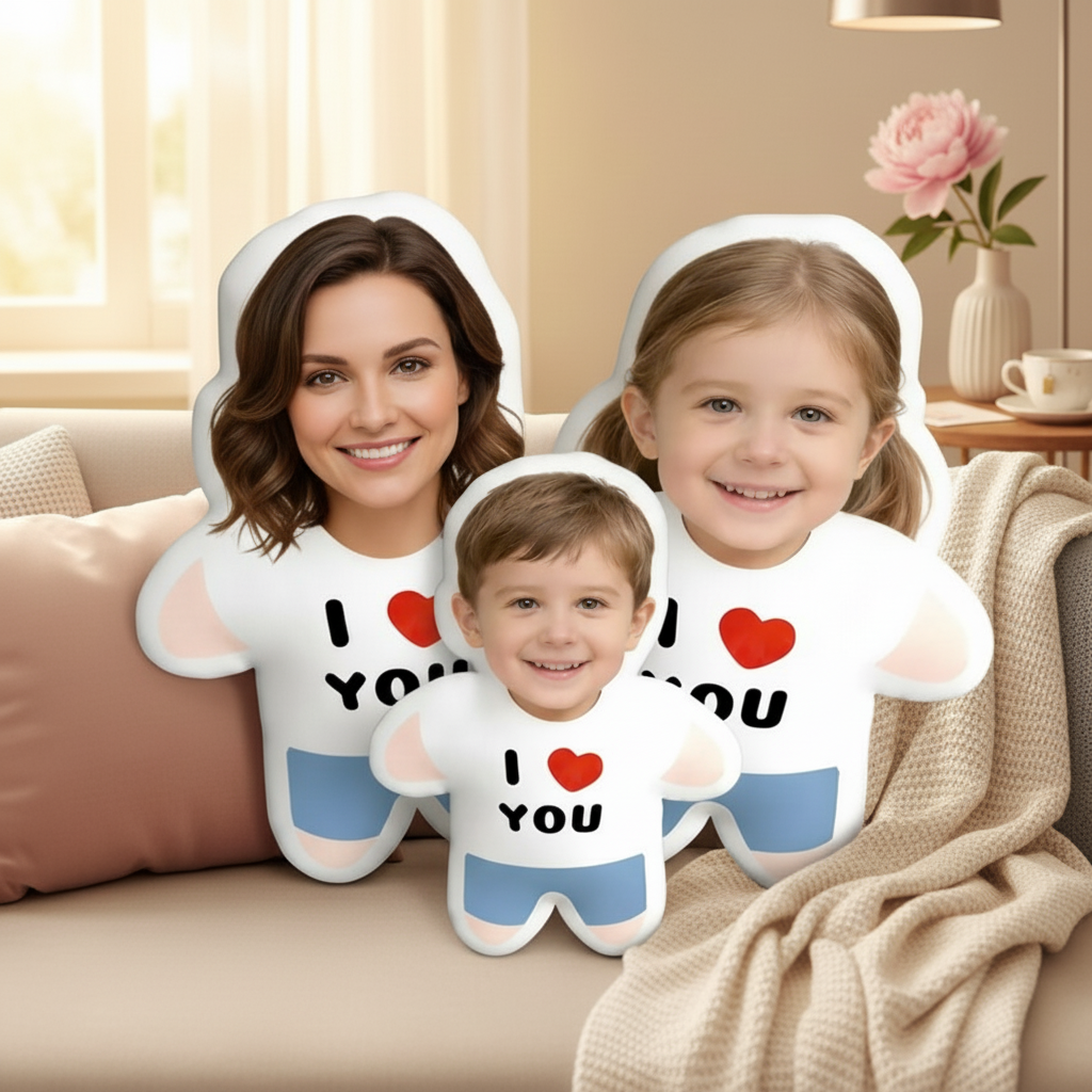  Lustiges Minime Fotokissen für Papa zum Vatertag - Personalisiertes Geschenk für den besten Papa der Welt