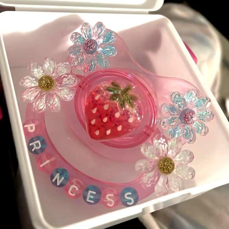 Benutzerdefinierter Schnuller Für Erwachsene - Erdbeere