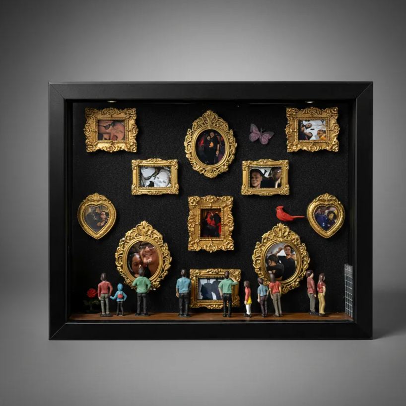 Personalisierter Bilderrahmen „museum Of Us“ Als Geschenk Für Paare – Niedliche Miniatur-museumsgeschenke – Bedeutungsvolles Geschenk Zum Valentinstag Oder Jahrestag