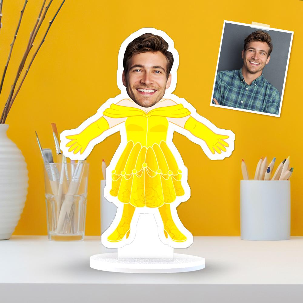Custom MiniMe Gift Face Plaque Belle - GiftLabca