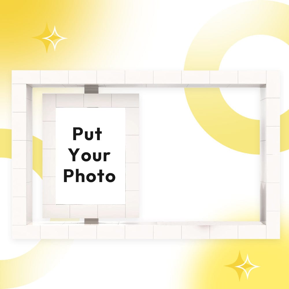 2 People Photo Frame for Brickheadz - soufeelus