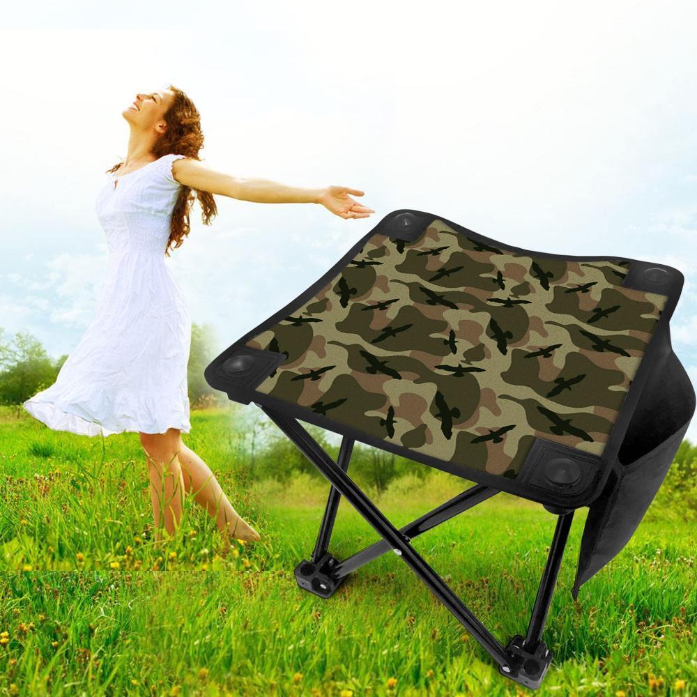 Folding Portable Camping Fishing Chair Outdoor Lazy Chair Backpack For Stripes - GiftLabca