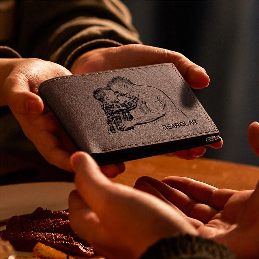 Photo Wallet Birthday Gift For Dad - Short Style