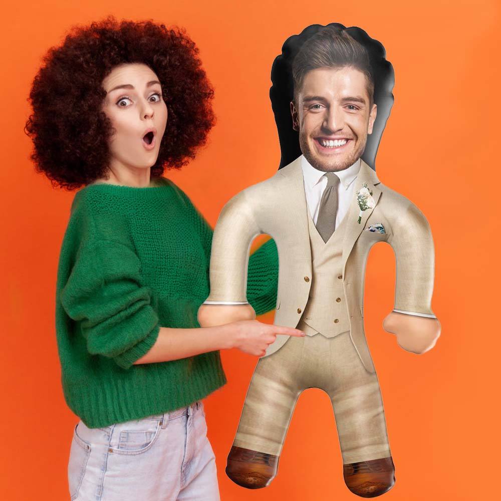 Personalized Groom Blow Up Dolls Inflatable Doll for Funny Wedding Gifts