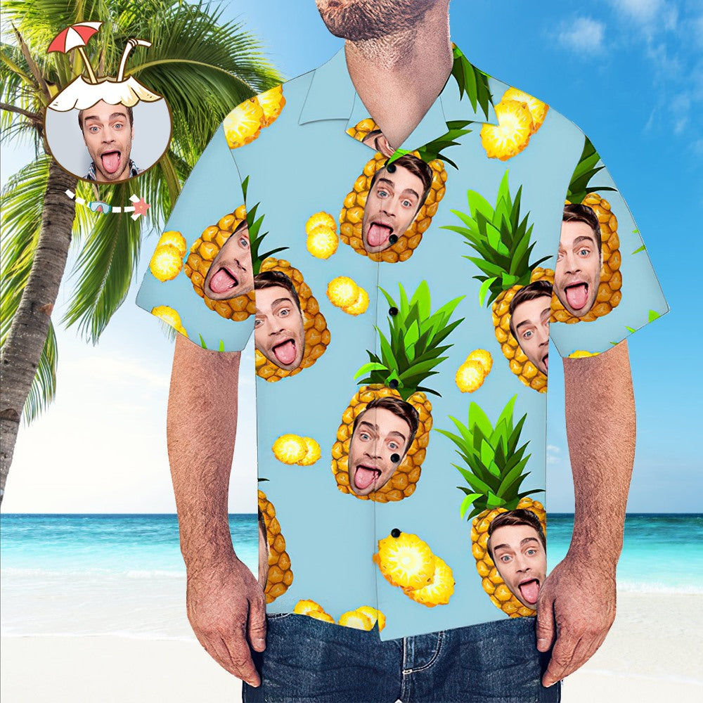 Custom Hawaiian Shirt Gift For Him - Pineapple