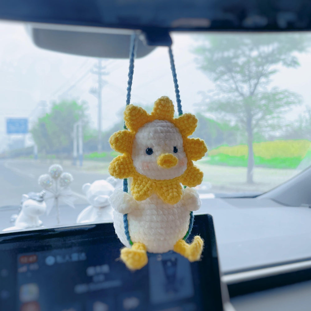 DIY Crochet Kit Cute Swing Duck Gift for Handicraft Lovers