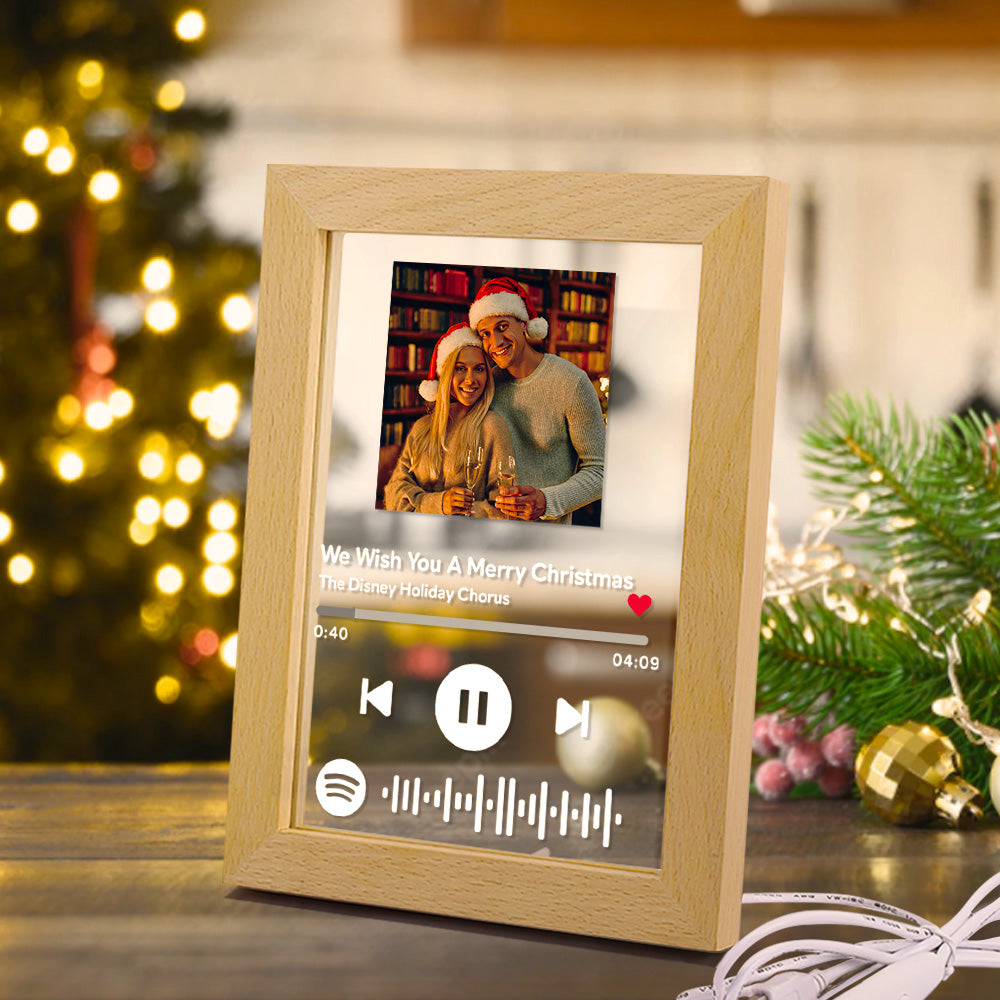 Custom Spotify Picture Frame Night Light Valentine's Gifts Christmas Gifts For Her