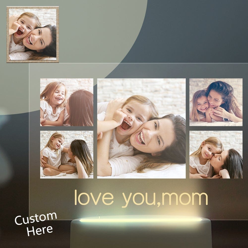 Custom Picture Night Light Personalized Night Light Gifts for Mother