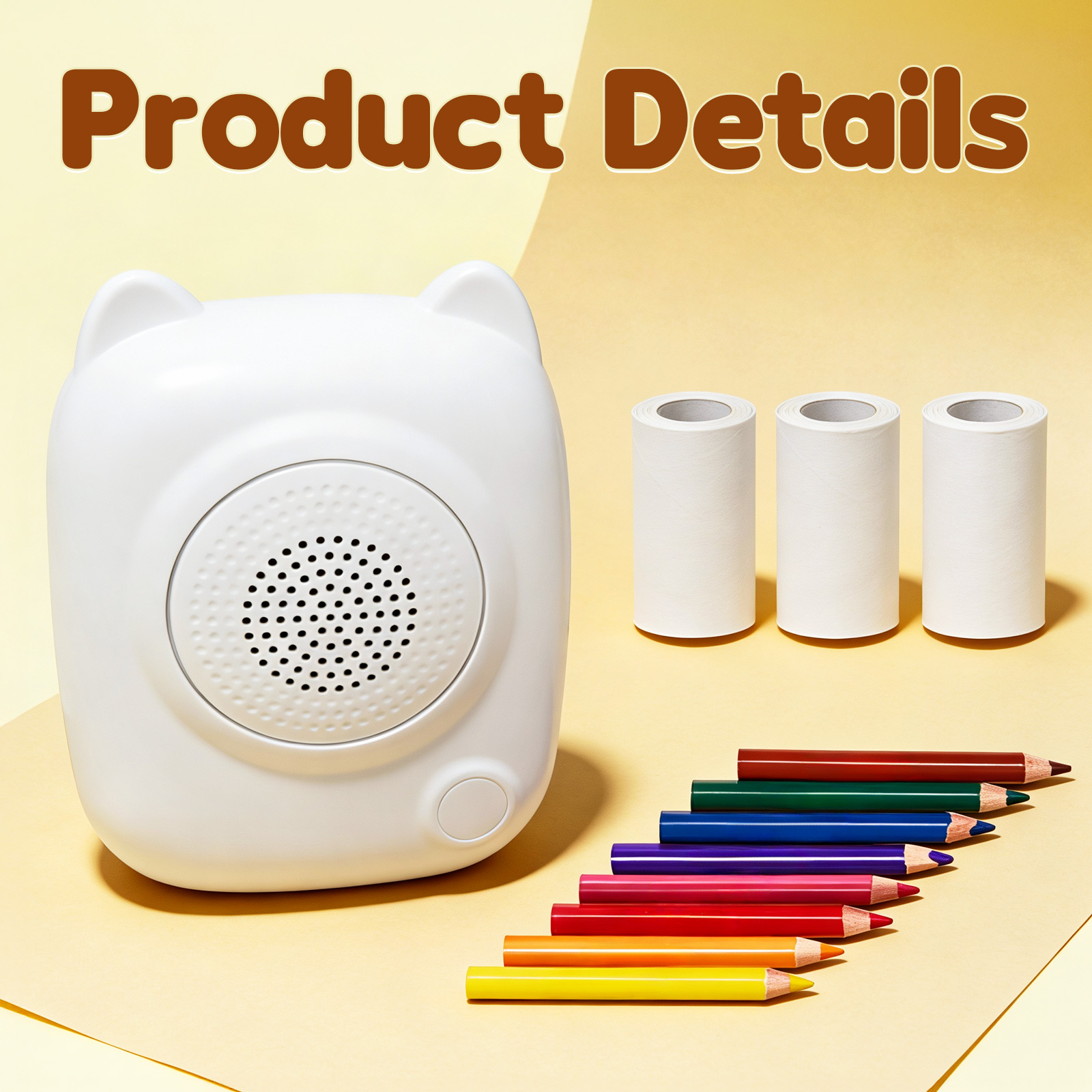 AI Sticker Voice-Activated Instant Drawing Toy - Speak & Create No Screen Custom Stickers for Kids