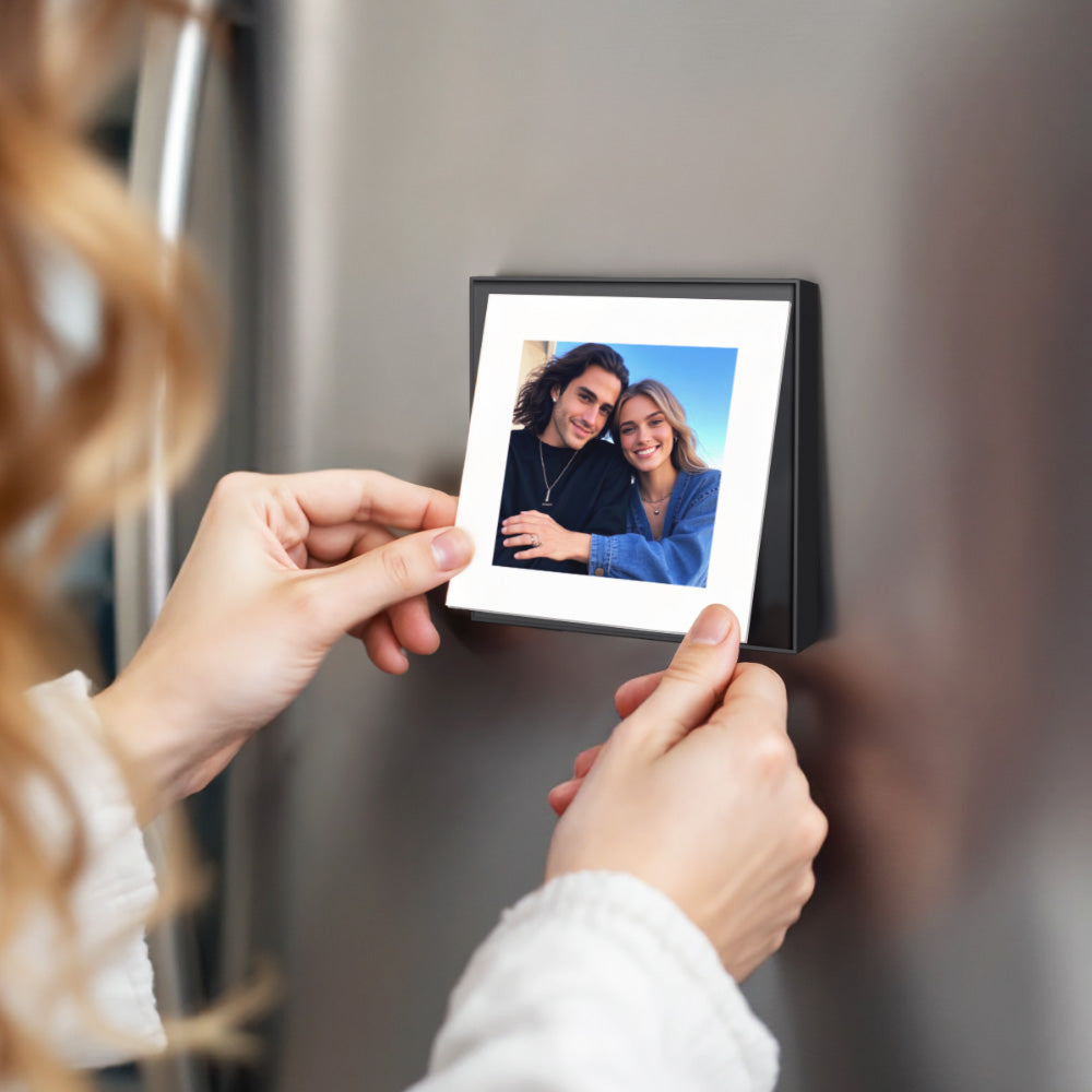 New Upgrade Custom Music & Photo Fridge Magnet Can Customize 1-6 Frame Art and Songs Adjustable Volume