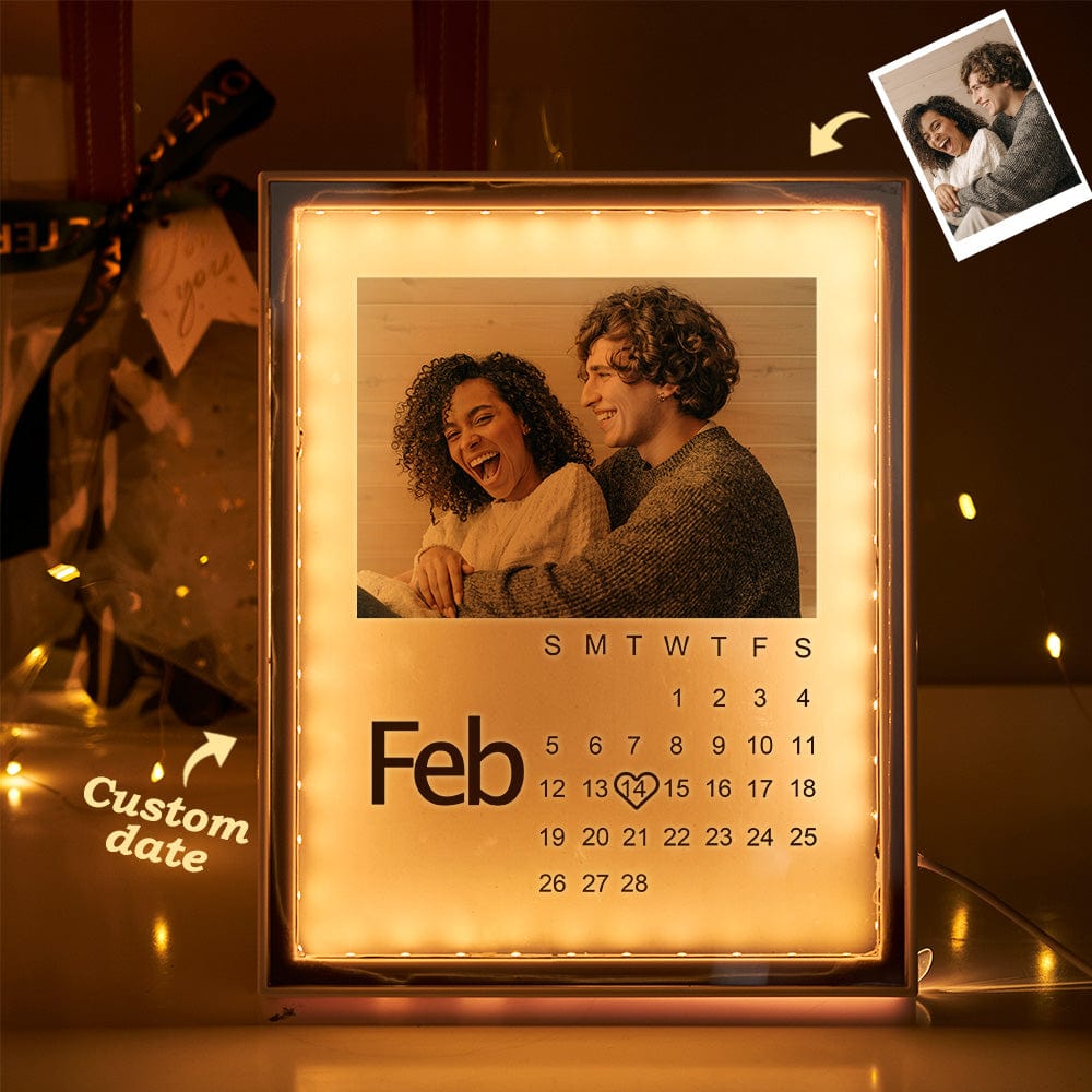 Custom Date Night Light Mirror Light Anniversary Gifts for Her