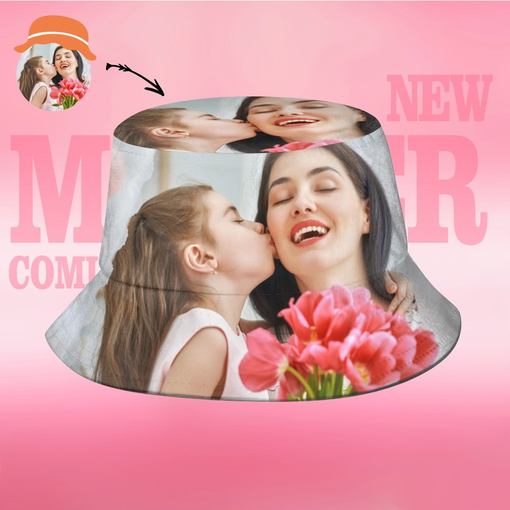 Photo Bucket Hat Personalized Bucket Hat No Minimum Gifts for Mum