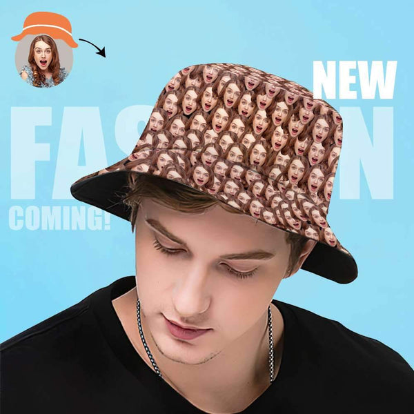 Custom Bucket Hat Unisex Outdoor Summer Cap Hiking Beach Sports Hats Gift for Lover Multiple Styles