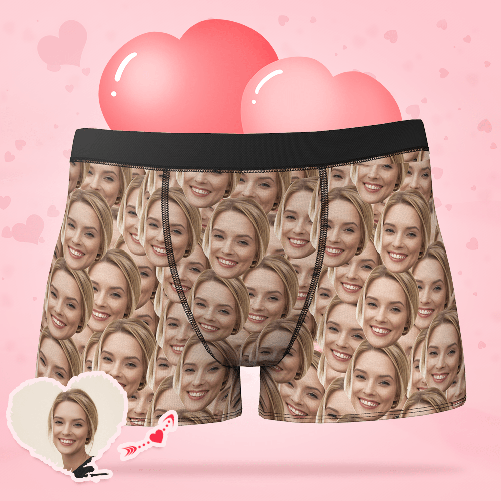 Christmas Gifts for Him Face Boxer Shorts Crazy Gift For Him