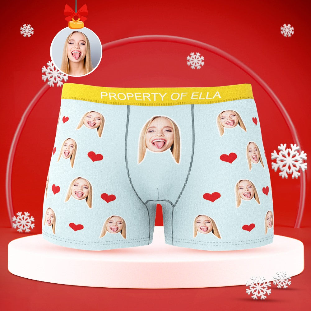 Christmas Gifts Face Boxer Boyfriends Birthday Gift for Him - 7 Colors