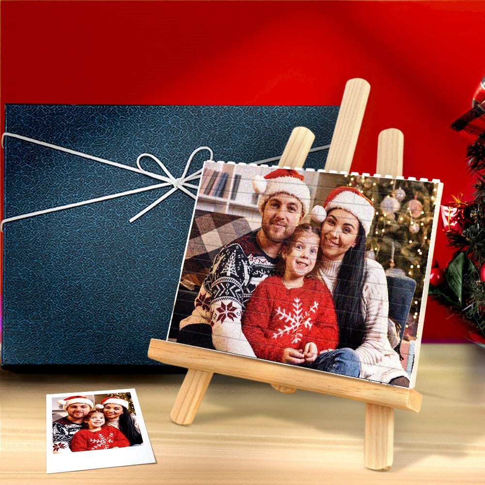 Personalized Spotify Building Brick Photo Block Frame Christmas Gifts