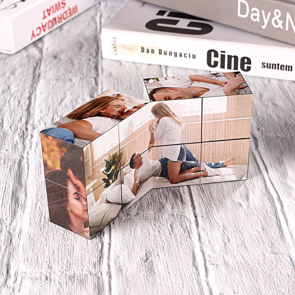 Anniversary Gift Magic Photo Cube Foldable Picture Cube Valentine's Gifts