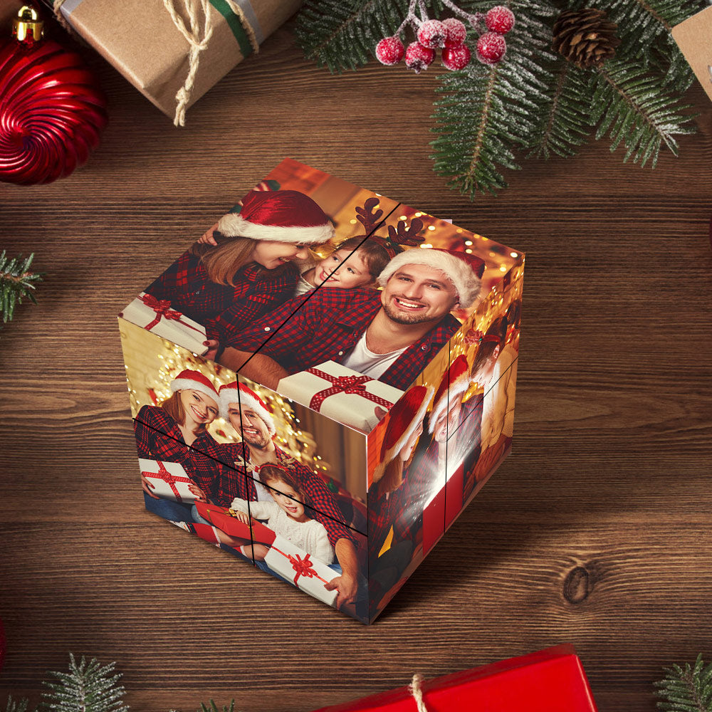 Custom Photo Rubic's Cube Multiphoto Colorful Rubic's Cube Christmas Gifts