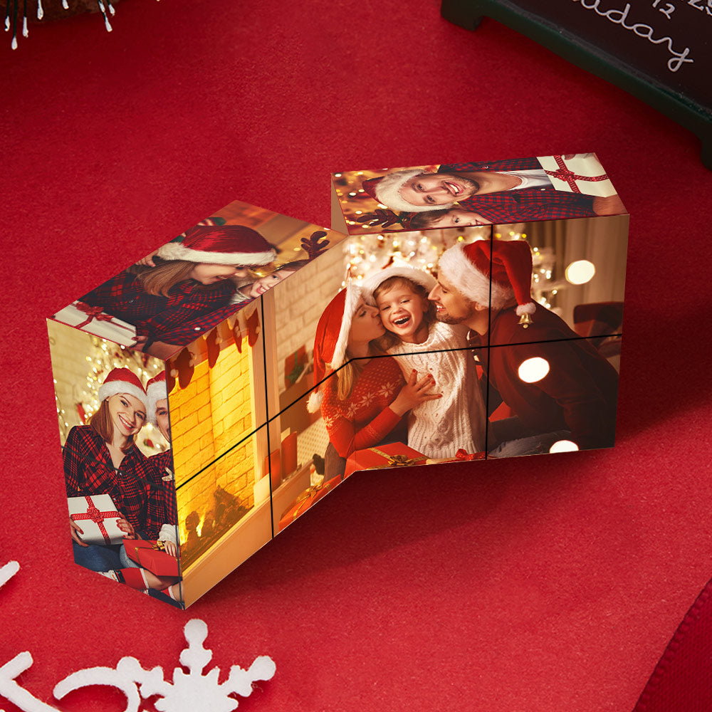 Custom Photo Rubic's Cube Multiphoto Colorful Rubic's Cube Christmas Gifts