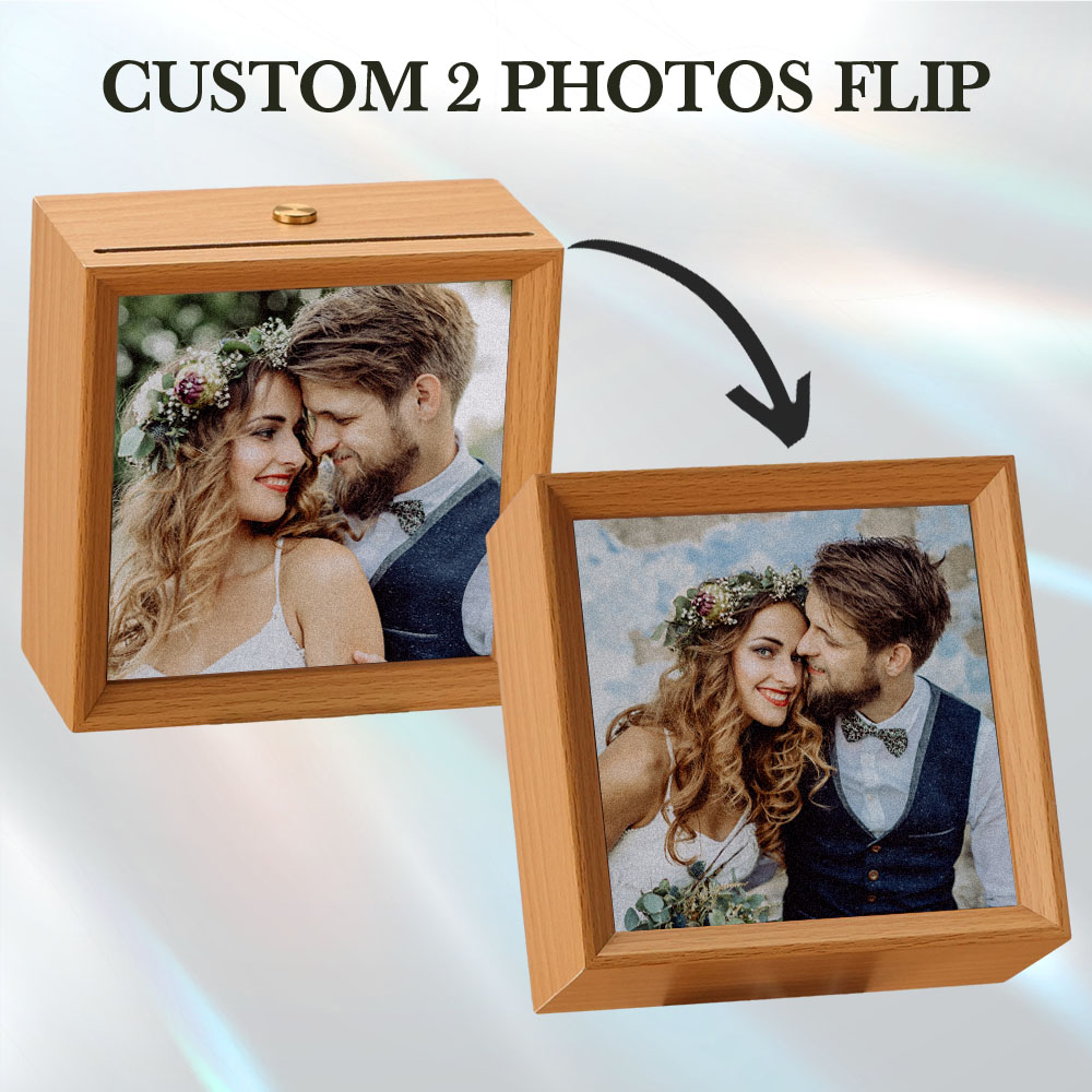 Custom Lenticular Photo Lamp 2 in 1 Frame Gifts for Her