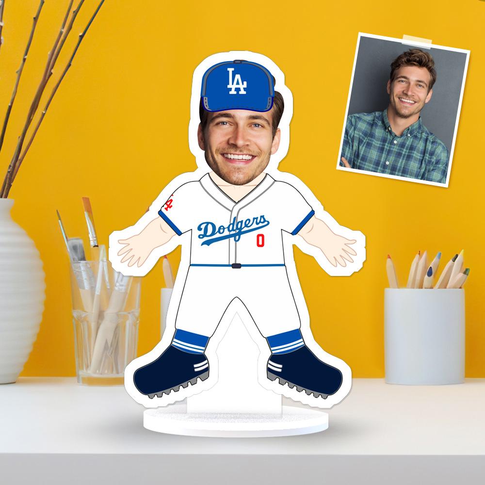 Custom MiniMe Gift Face Plaque Baseball Jersey Gag Gifts Christmas Gifts - Giftlab