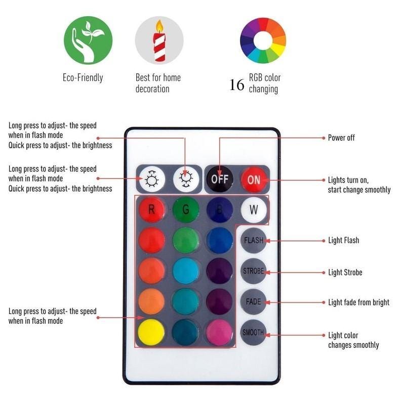 Night Light Remote Control - Giftlab