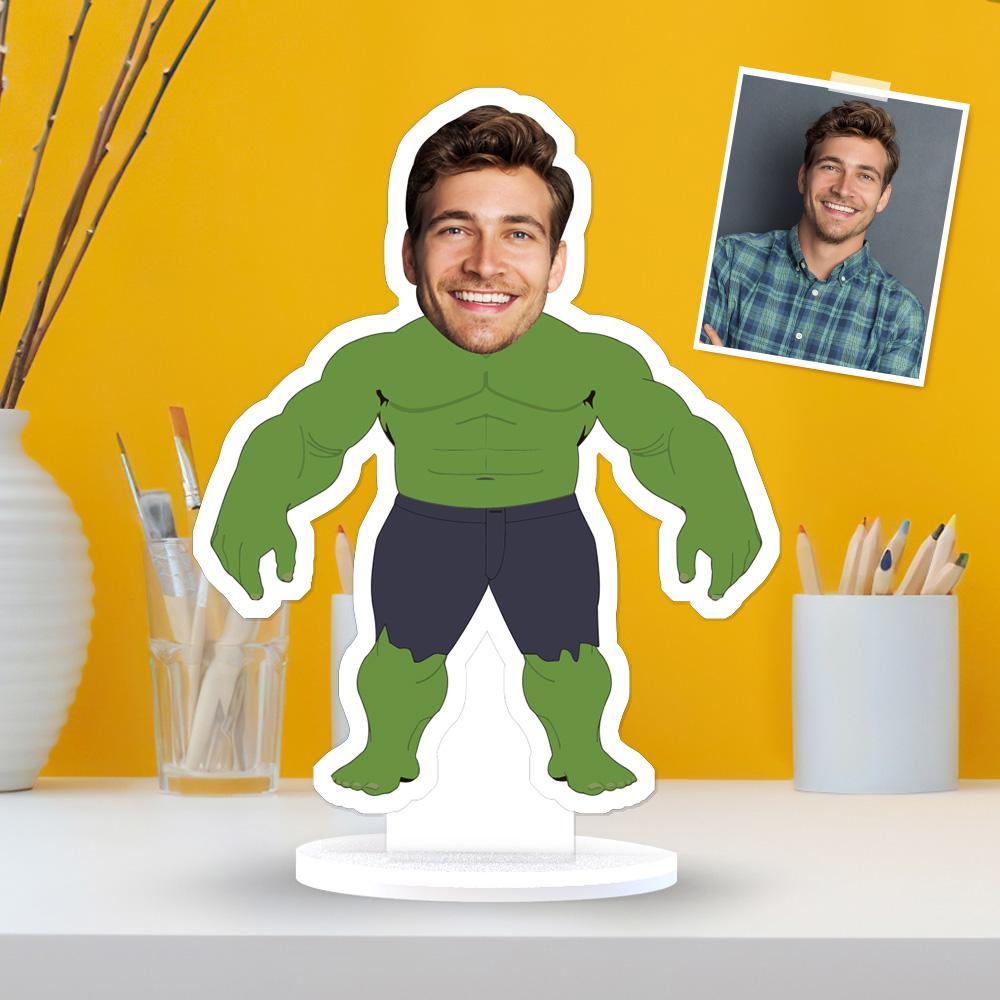 Custom MiniMe Gift Face Plaque Hulk Gag Gifts Christmas Gifts - Giftlab
