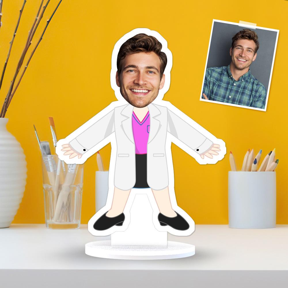 Custom MiniMe Gift Face Plaque Doctor Gag Gifts Christmas Gifts - Giftlab