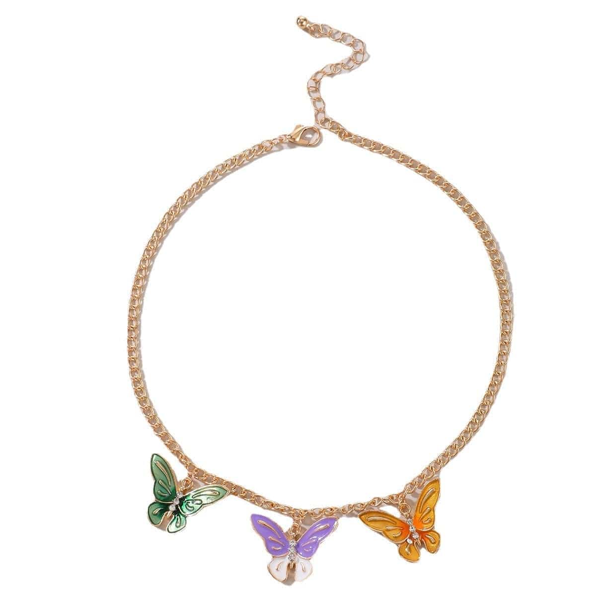 Butterfly Necklace Butterfly Element Fashion Necklace Valentine's Day Gifts - Giftlab