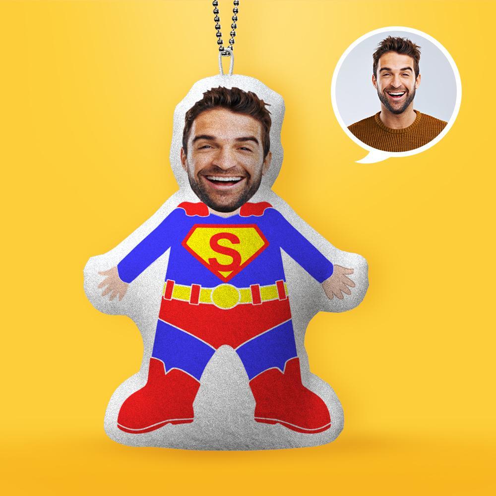 Custom Superman Keychain Personalized Photo Keychain - Giftlab