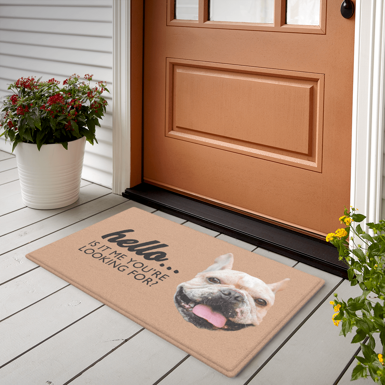 Custom Indoor Doormat Hello Doormat - Giftlab