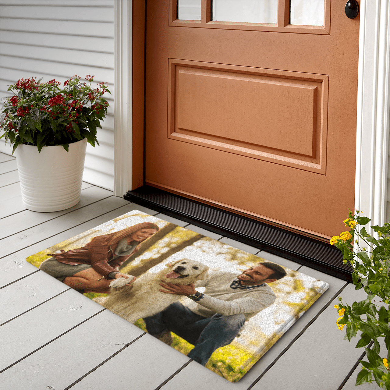 Custom Welcome Doormat Personalized Christmas Gifts for Wife - Giftlab