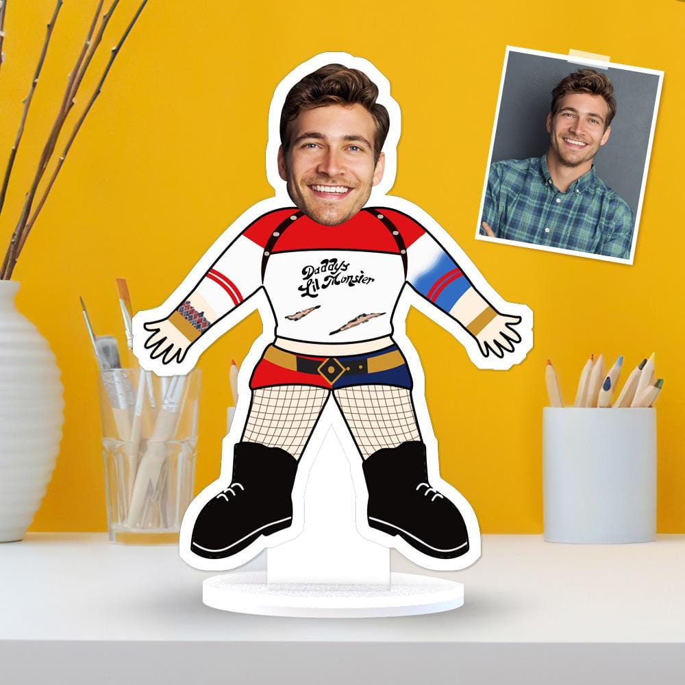 Custom MiniMe Gift Face Plaque Harley Gag Gifts Christmas Gifts - Giftlab