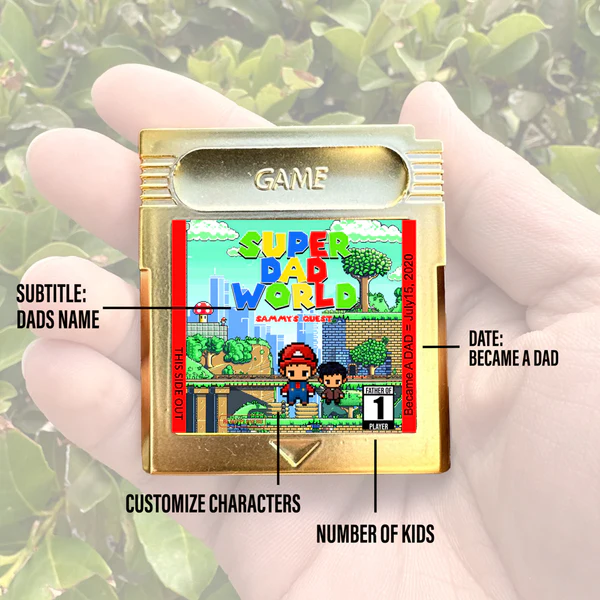 Super Dad World Custom Gift for Dad - Personalized Card Gifts