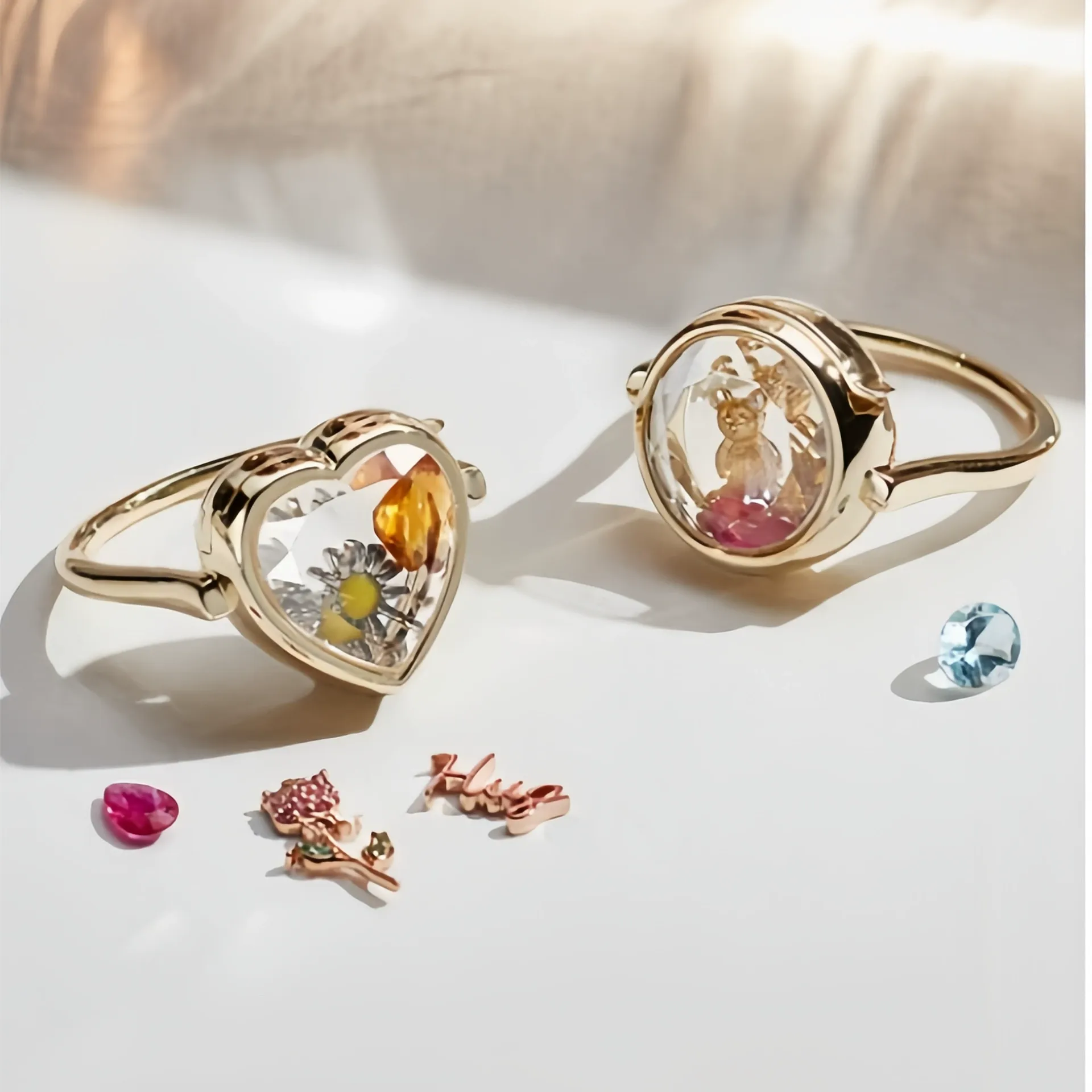 Open Pendant Necklace For Women Girls Simple Fashion DIY Accessory Ring New Trendy Cute Choker Necklace Jewelry Gifts